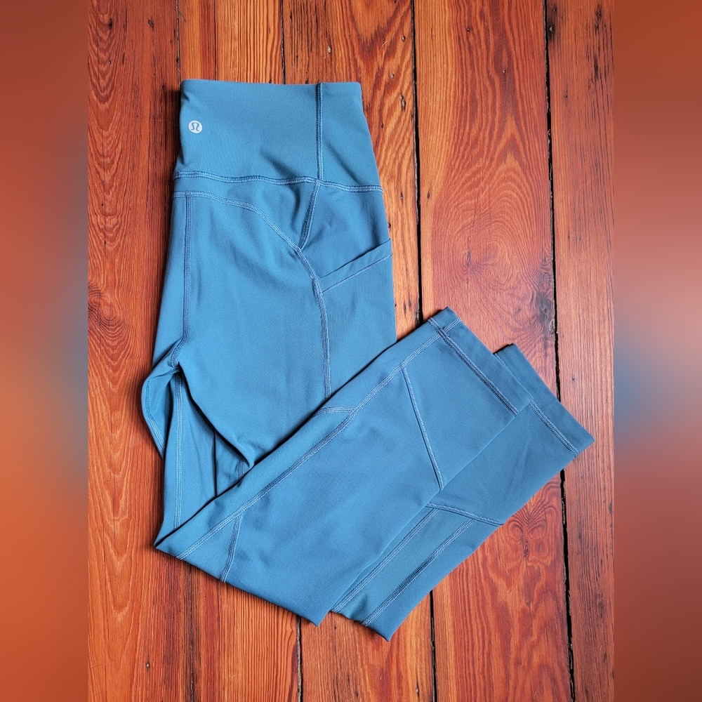 Lululemon All the Right Places Crop II Desert Teal